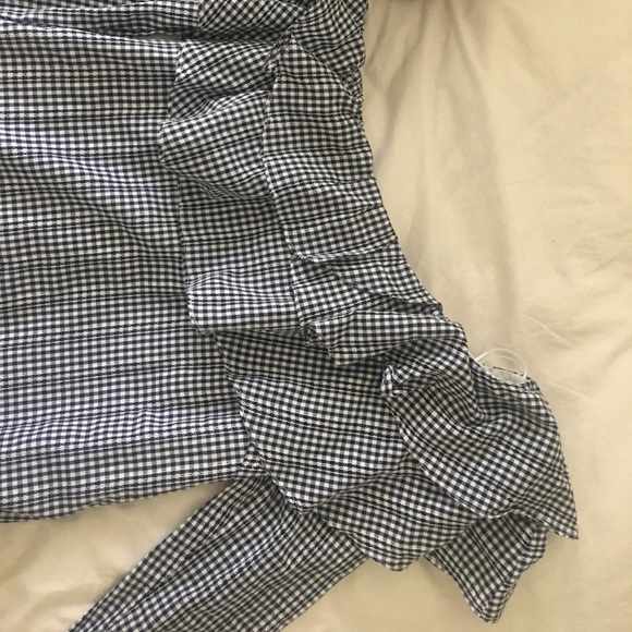 Adelyn Rae one shoulder Gingham dress - Picture 2 of 4